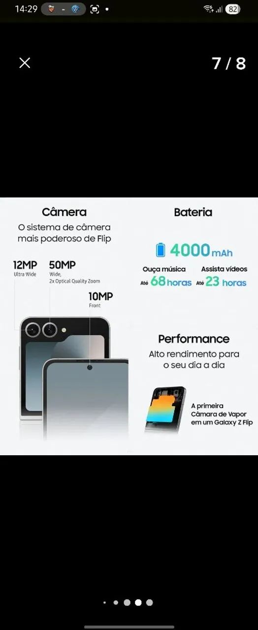 Vendo Z FLIP 6 - Celulares e Smartphones - Morro dos