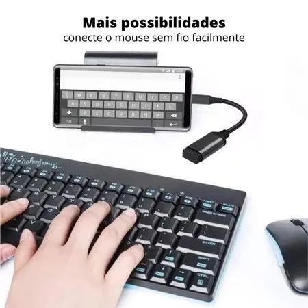 Cabo de Transferencia Otg Type c Usb - Foto 4