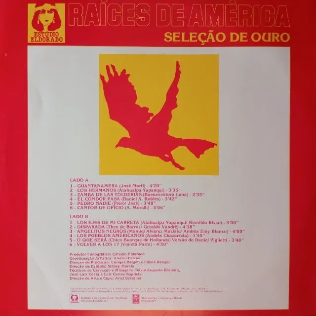 disco de vinil LP Raíces de América - Seleção de Ouro - Foto 2