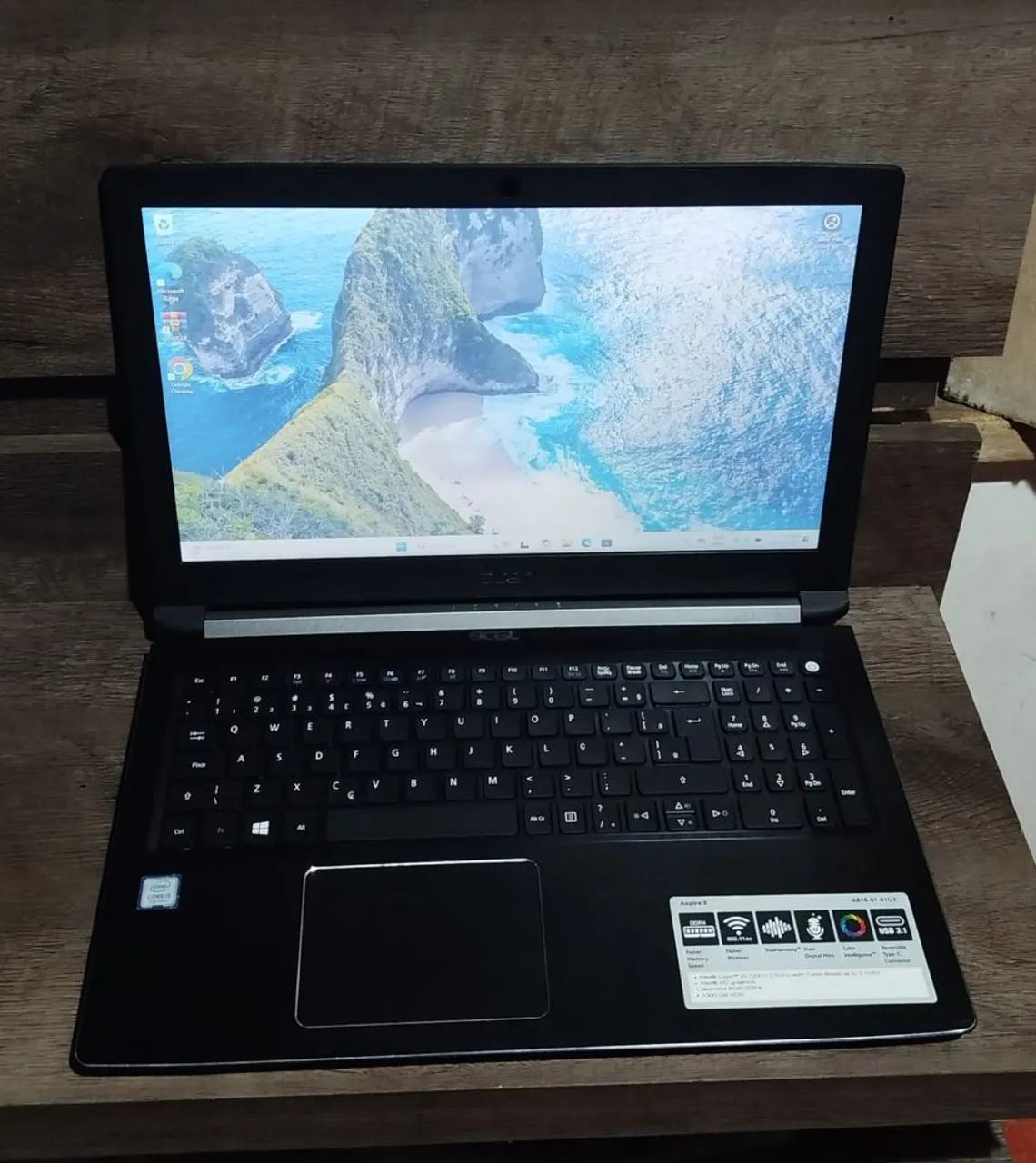 Notebook Acer Aspire Core i5/ 8GB de Ram/HD de 1TB/ Em ótimo estado/ Excelente desempenho!
