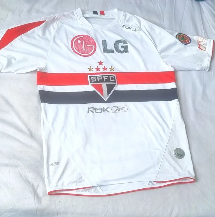 PROMOÇÃO!! Linda Camisa São Paulo Futebol Clube - 2006 - Patch Libertadores