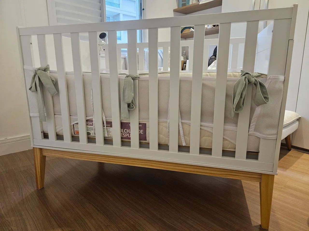 Berço Branco com Colchão - Foto 4