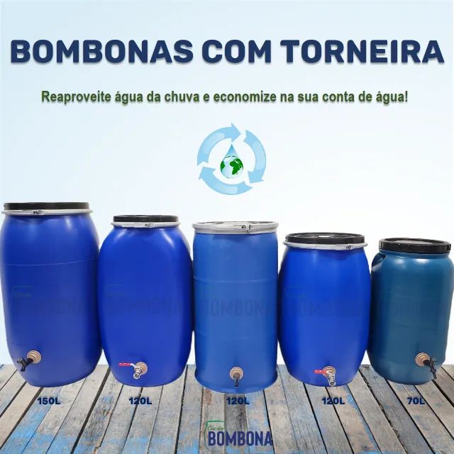 Tambores e Bombonas Plásticas - Foto 5
