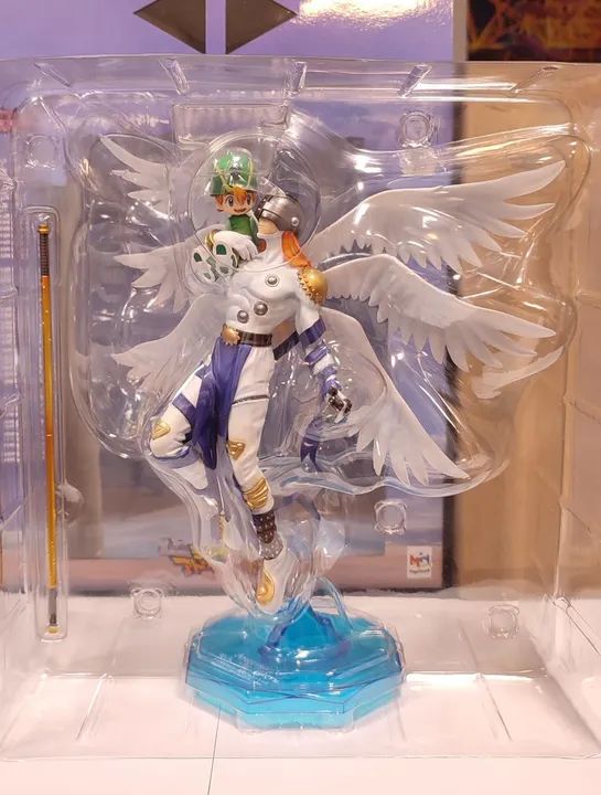 Angemon & Takashi Takeru Digimon GEM Megahouse Action Figure TK G.E.M. Original - Foto 5