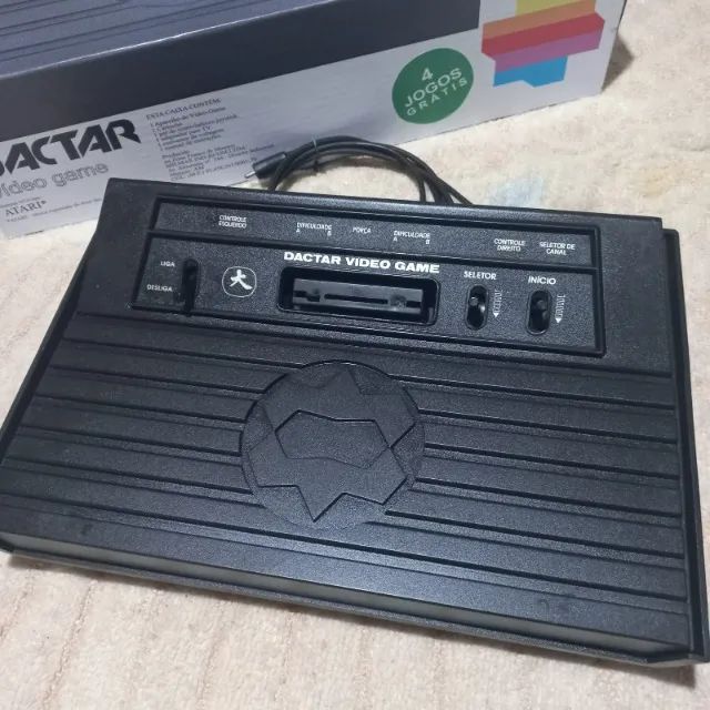 Incrível Atari Milmar Dactar com Caixa e Joystick - Foto 3
