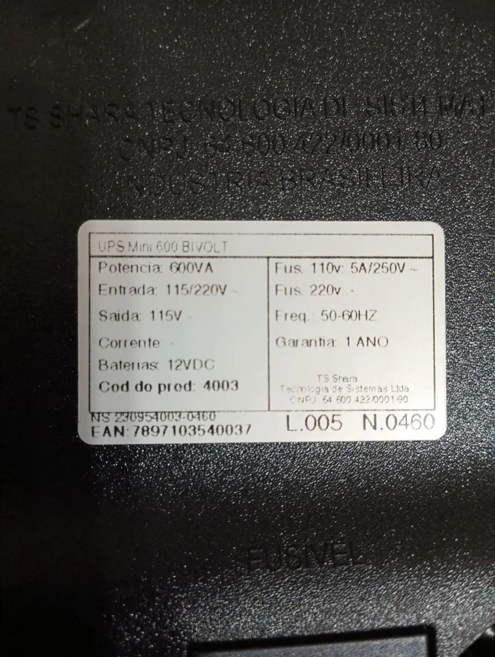Nobreak UPS Mini 600VA bivolt - Foto 4
