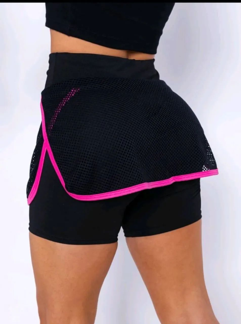 Saia de corrida com short embutido - Foto 2