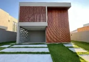 Casa para Venda em Camaçari, Abrantes, 4 dormitórios, 4 suítes, 5 banheiros, 3 vagas