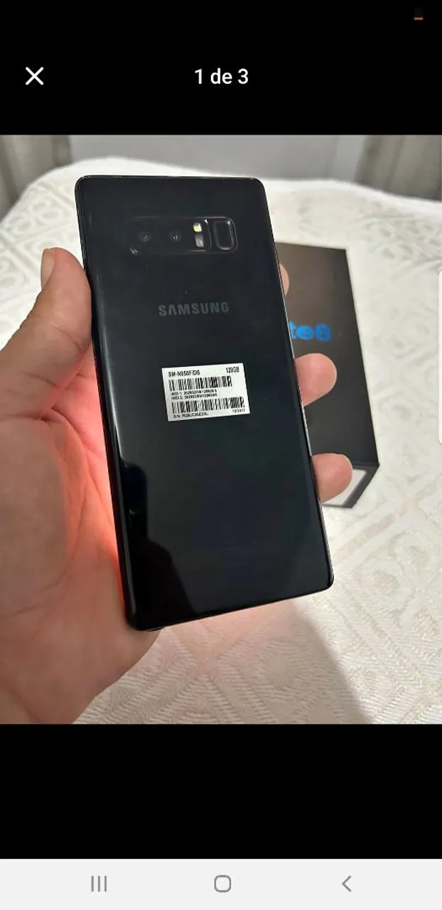 Galaxy note 8 128 GB zerado sem detalhes 