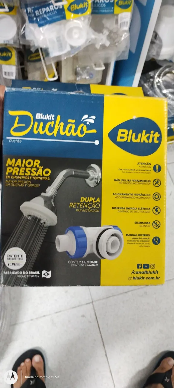 Duchão Blukit - Maior Pressão em Chuveiros e Torneiras