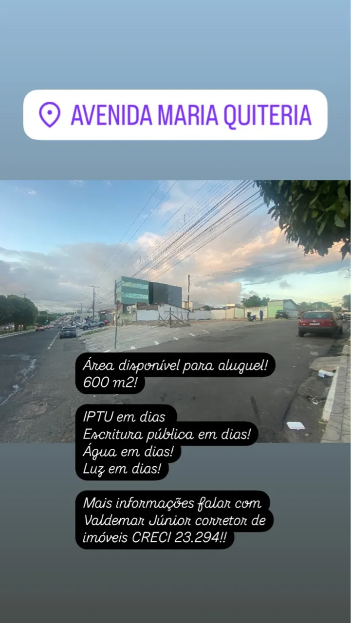 Localização privilegiada para aluguel área de terreno comercial