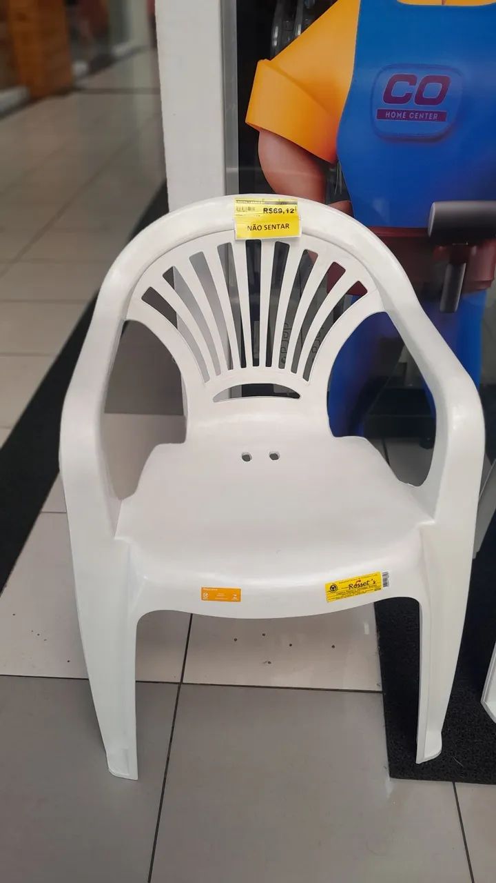 Cadeira com braço bh por R$69,12