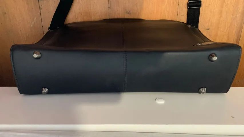 maleta bolsa em couro autêntico original dell - Foto 3