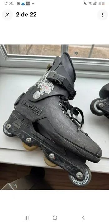 Par de Bases da bota do lightning ou tarmac da Rollerblade - Foto 6