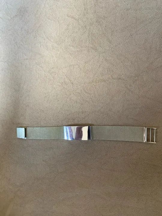 Pulseira Maciça de ouro Branco - Foto 5