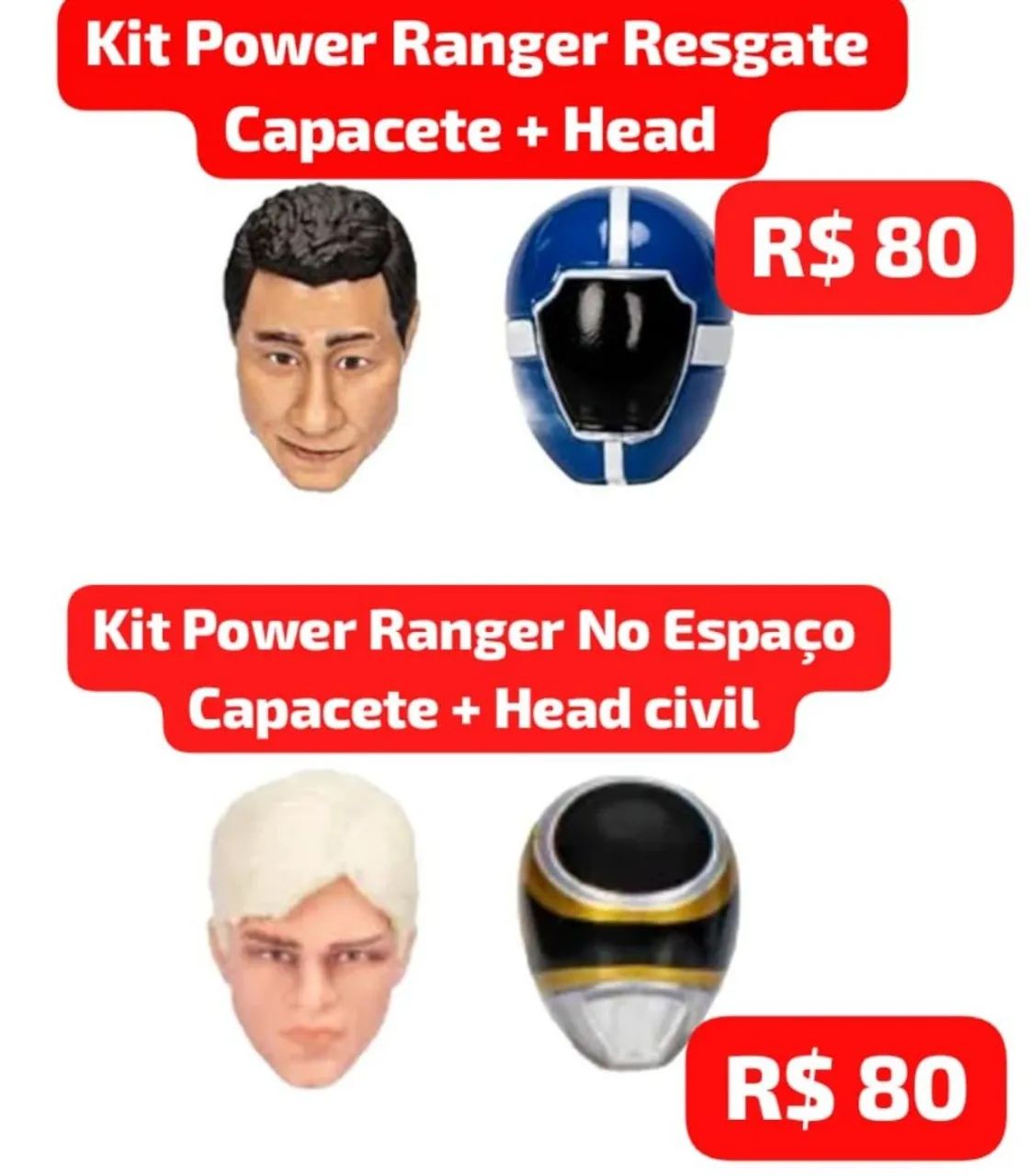 6 Kits Power Rangers Lightining Collection  ( À escolha ) VENDO ou TROCO - Foto 2