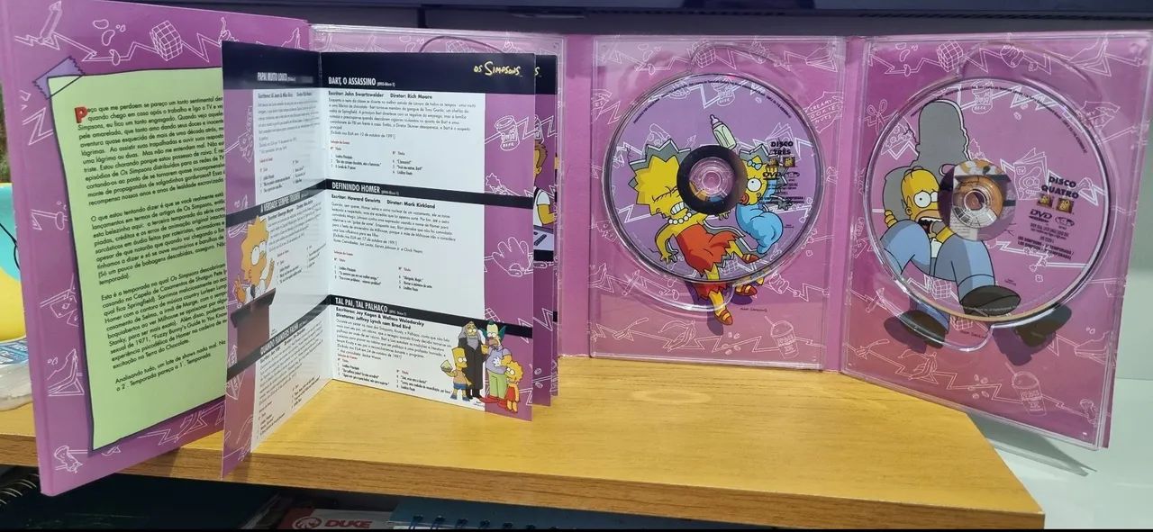 DVD SIMPSONS ORIGINAL 3°TEMPORADA - CDs, DVDs etc - Balneário
