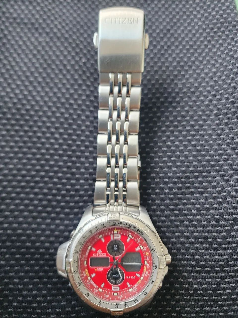Relógio Citizen Promaster Red C710 temperatura - Acessórios