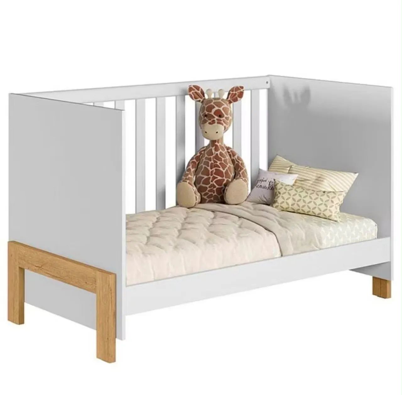 Berço mini cama com colchão e mosquiteiro - Foto 4
