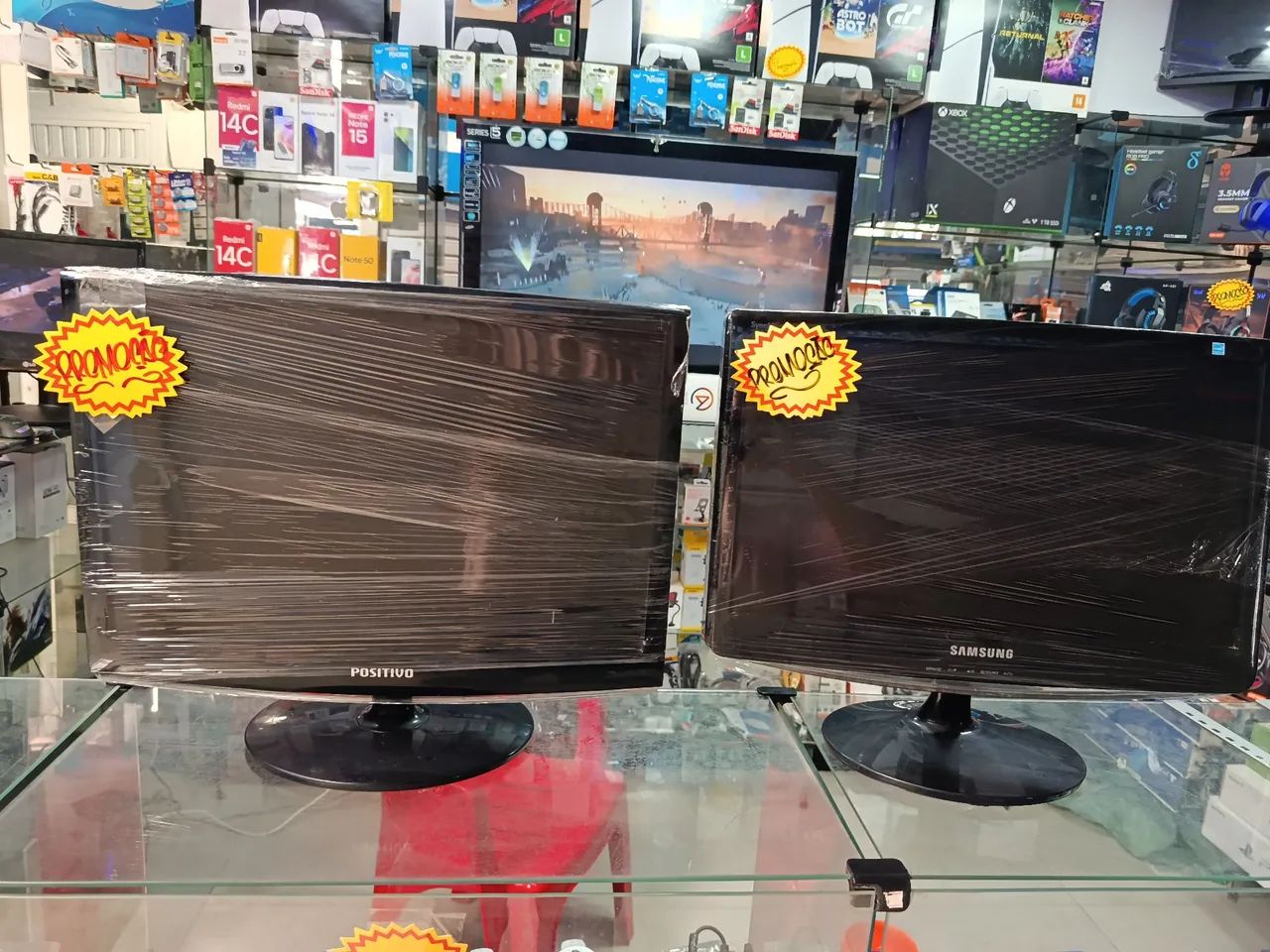 Monitores 20 polegadas Samsung e positivo em bom estado funcionando perfeitamente confira  - Foto 2