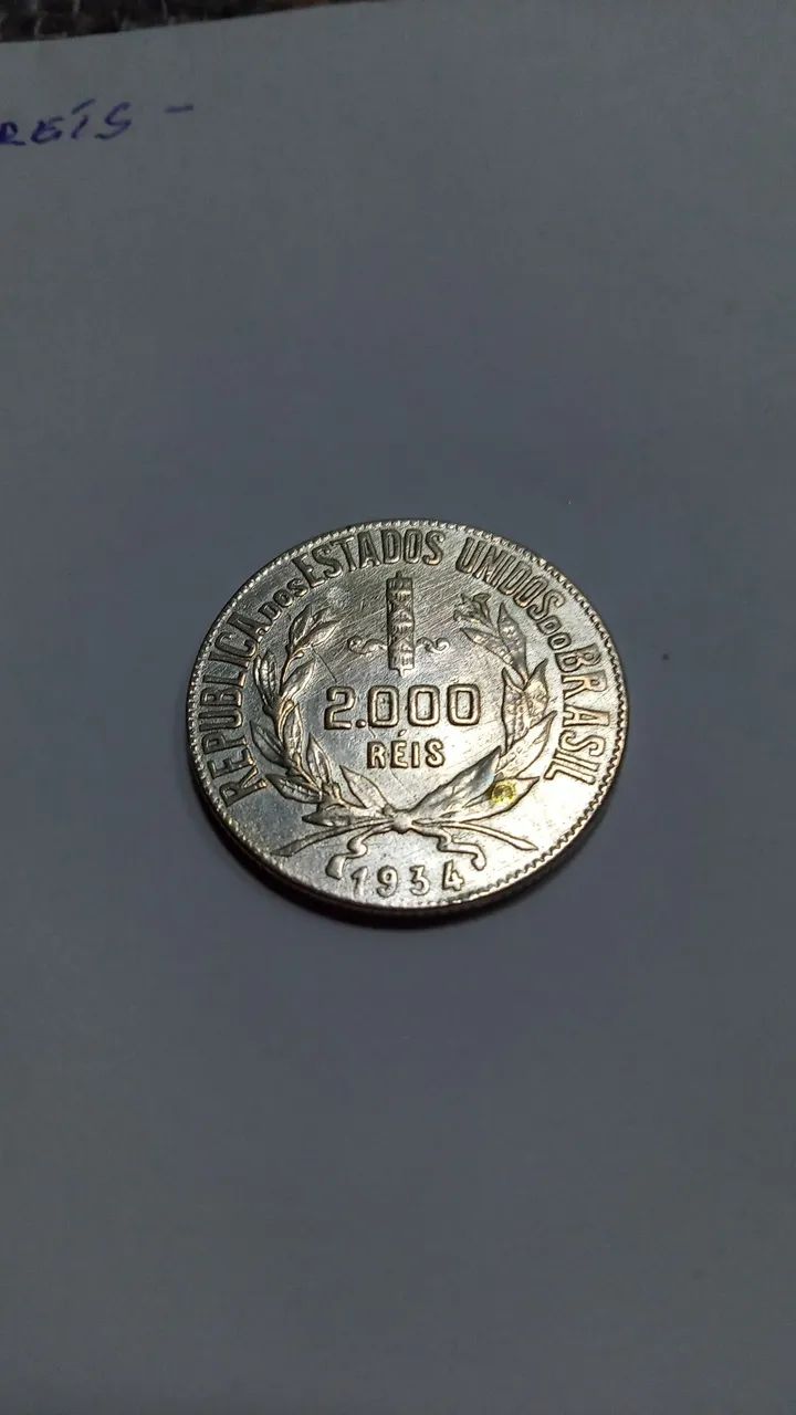 Moeda de 2000 réis  - Foto 3