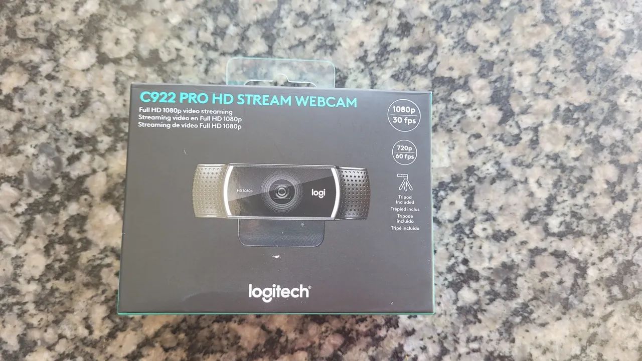 Webcam Full HD Logitech C922 Pro Stream com Microfone Embutido - Foto 4