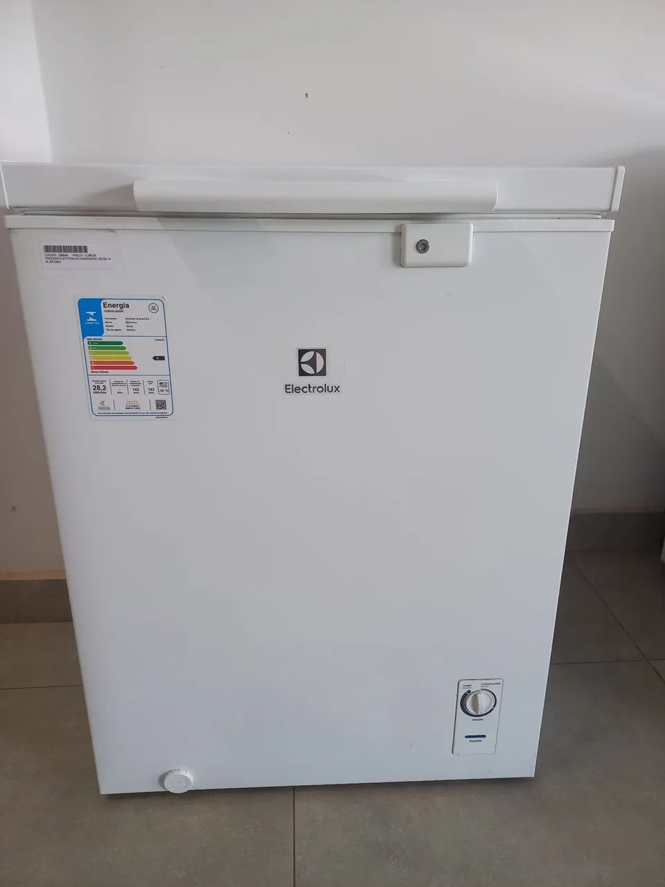 Freezer Electrolux 143L 