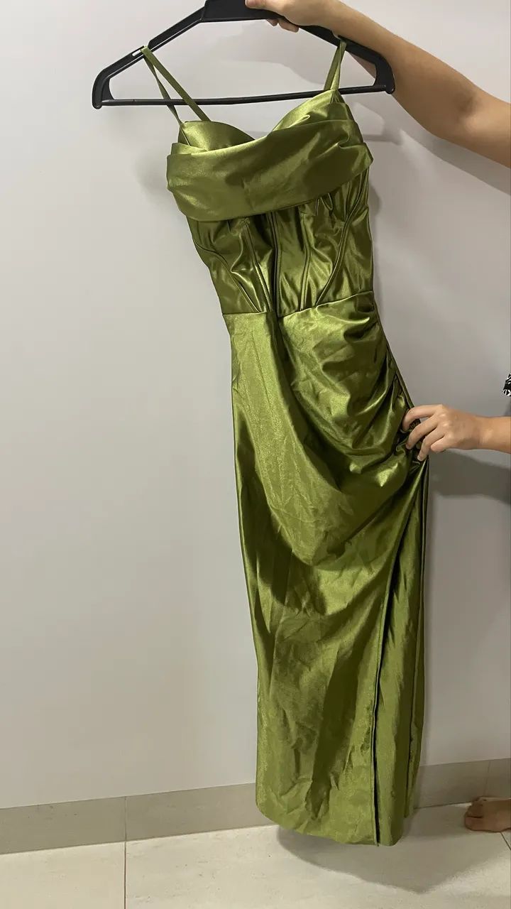 Vestido verde de festa  - Foto 3