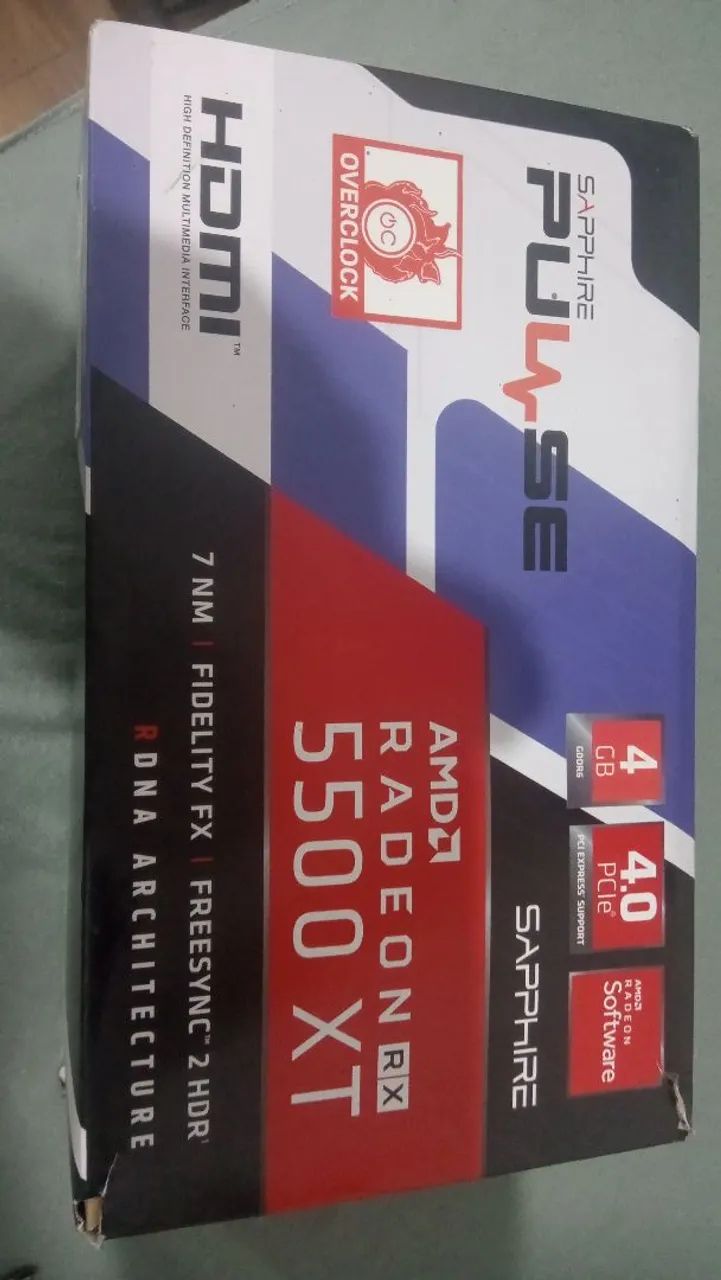 Rx5500xt Sapphire pulse - Foto 2