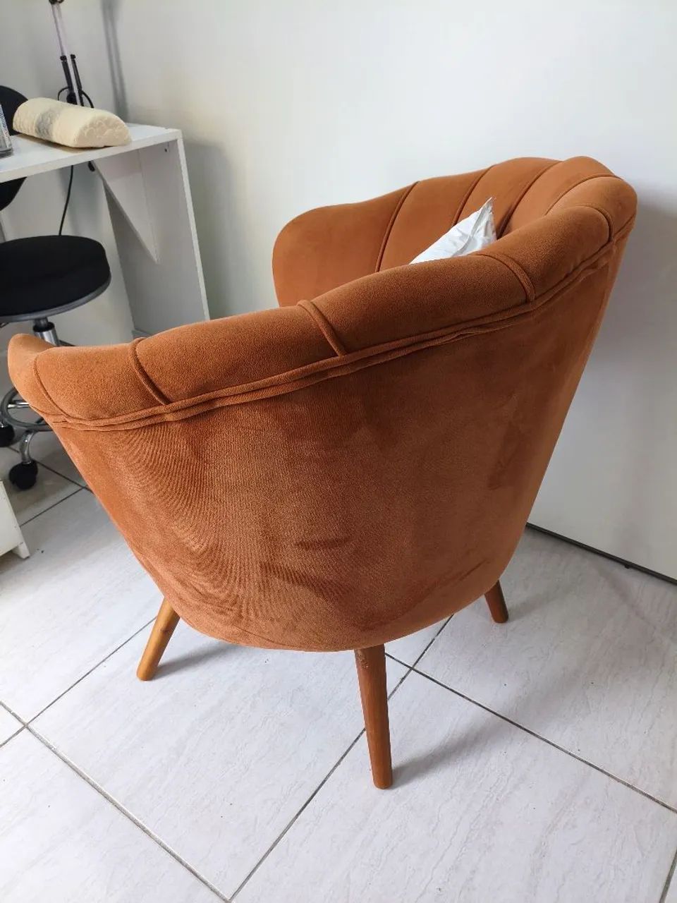 Poltrona Pétala Decorativa Veludo  - Foto 3