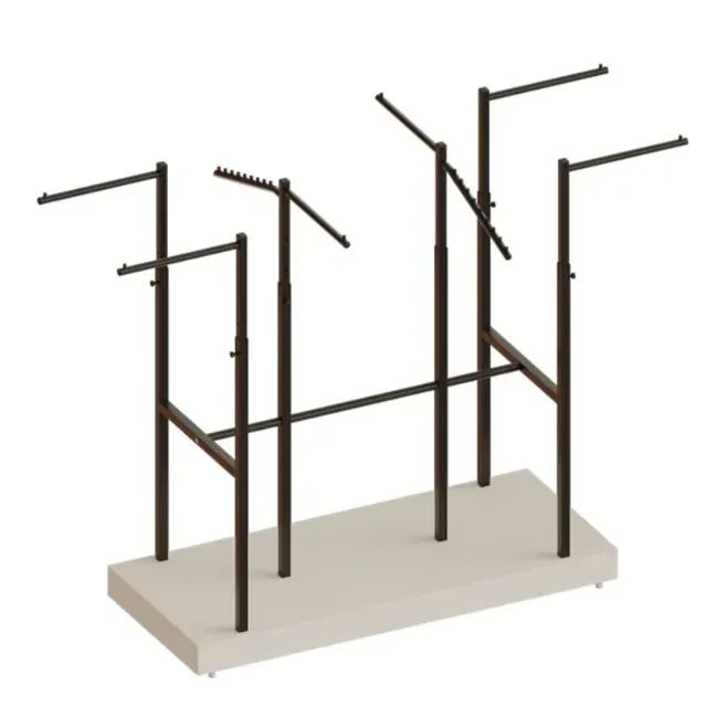 Expositor de Roupas em MDF Base com 8 cabideiros Robust - Foto 2