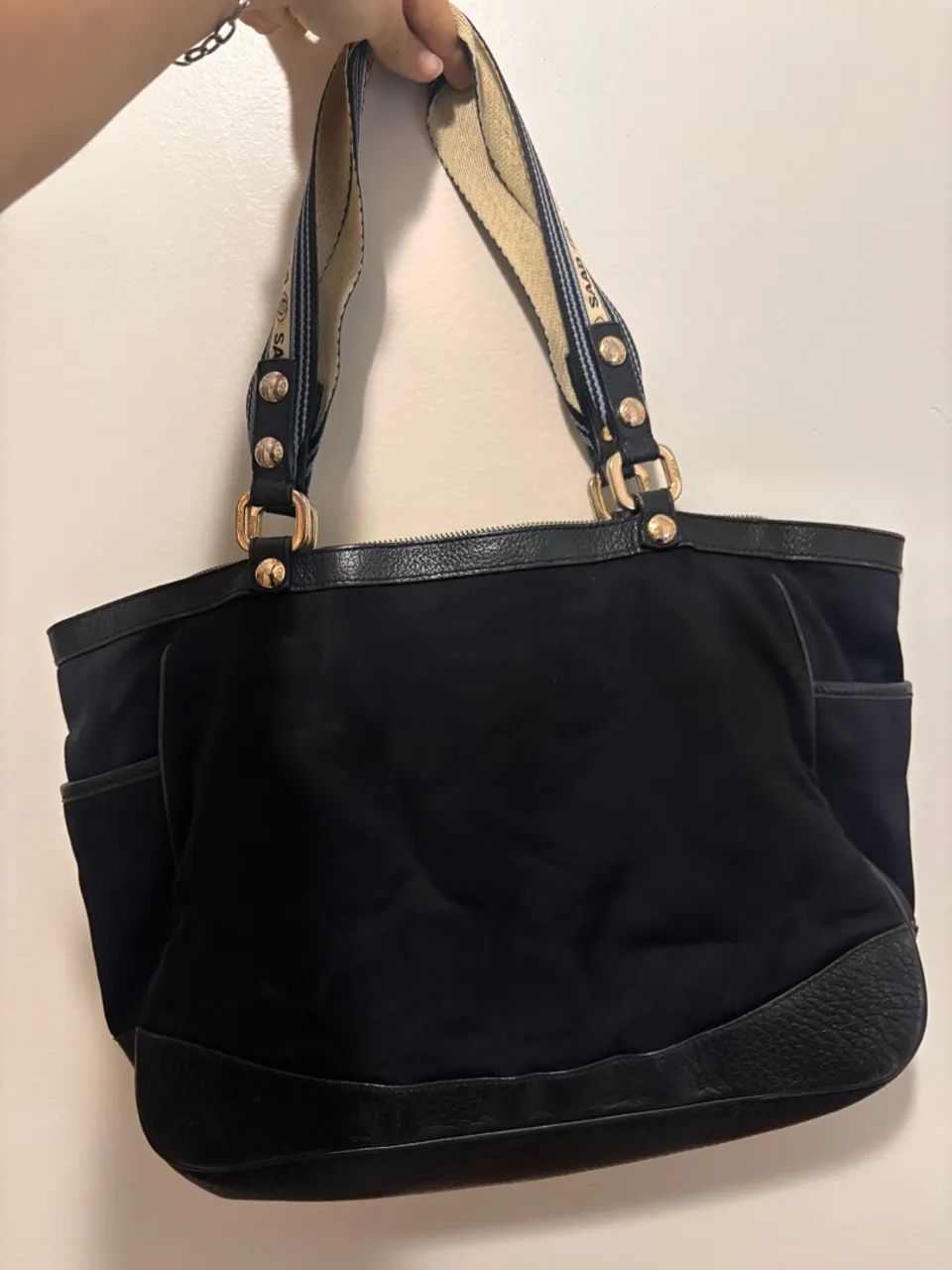 Bolsa SAAD Sport Original Preta Grande - Foto 2