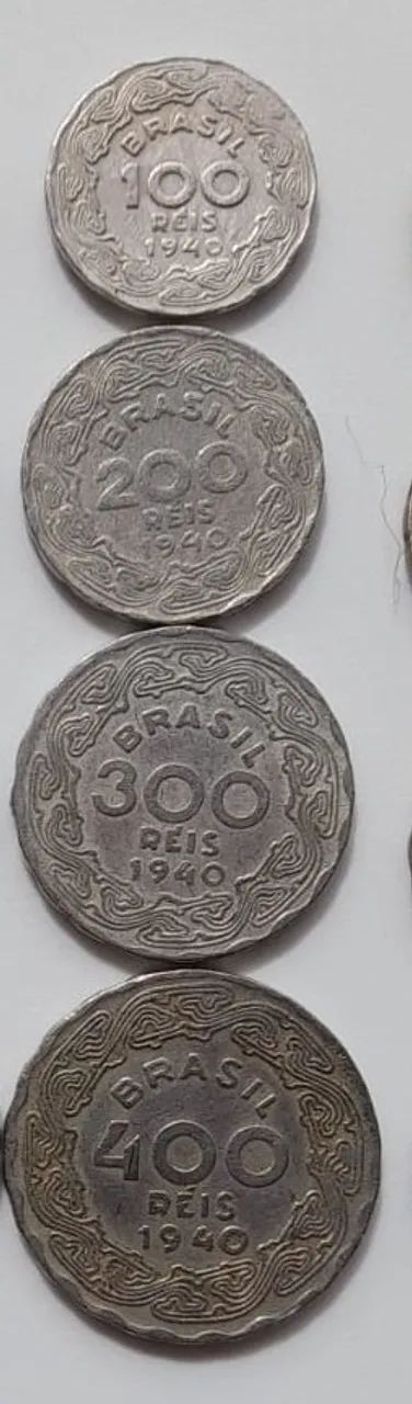 Lote 12 moedas de réis de 1938, 1940 e 1942 - Foto 3