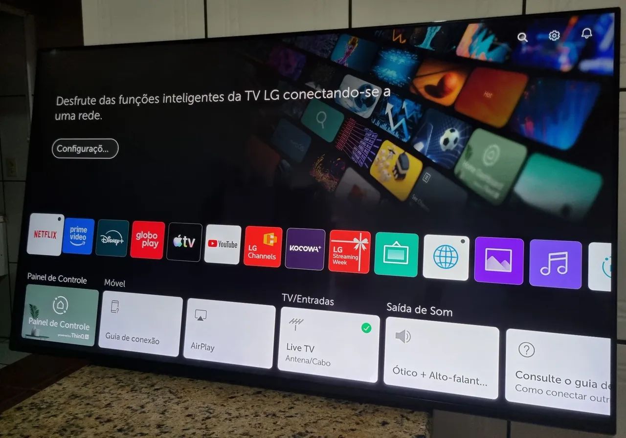Tv Smart 55 polegadas LG IA Thinq 4k  - Foto 2