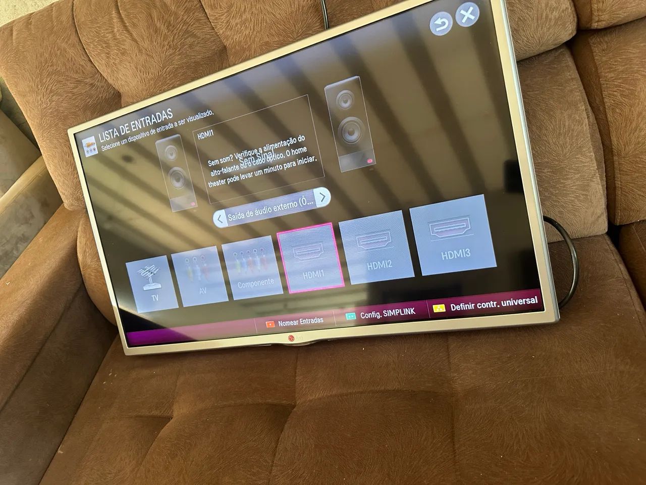 TV LG 32 polegadas semi smart