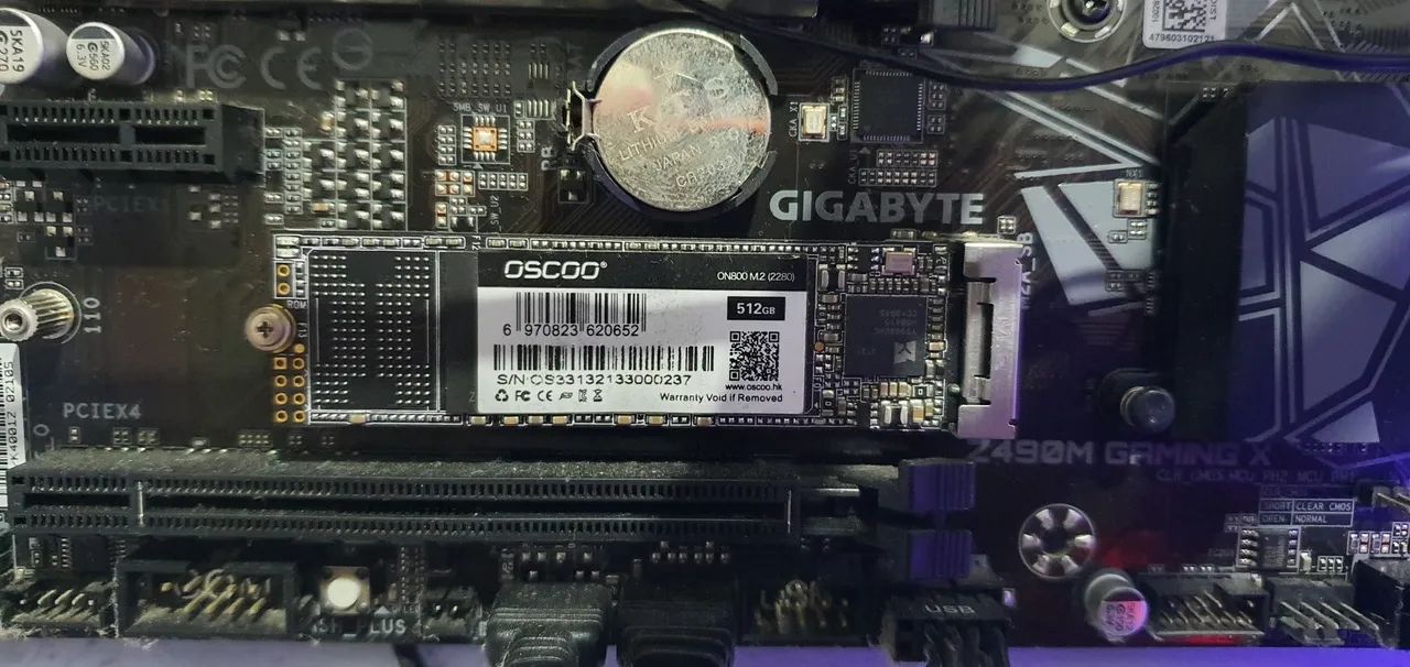 Ssd m2 nvme 512gb com saúde 100%