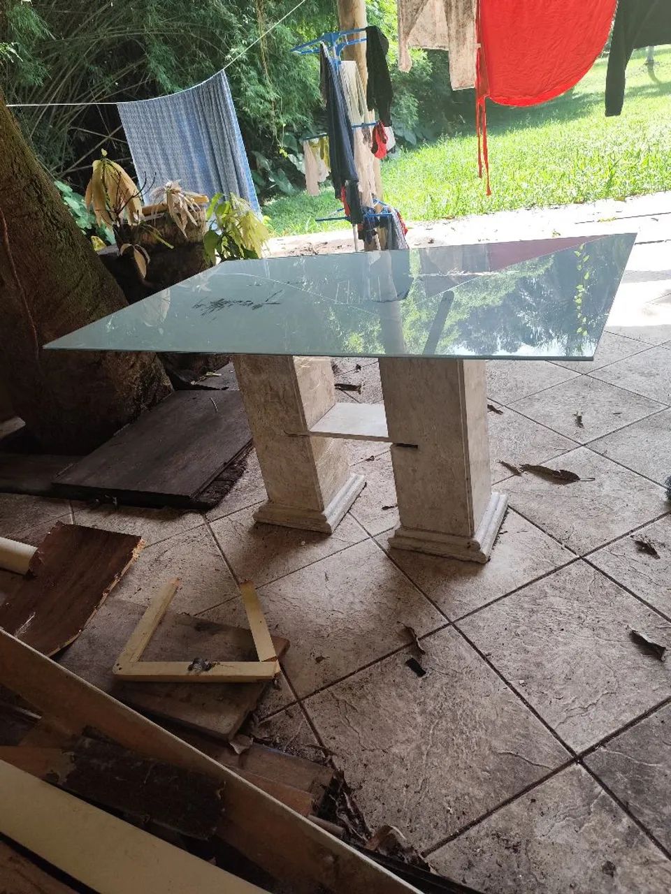 Mesa de vidro 