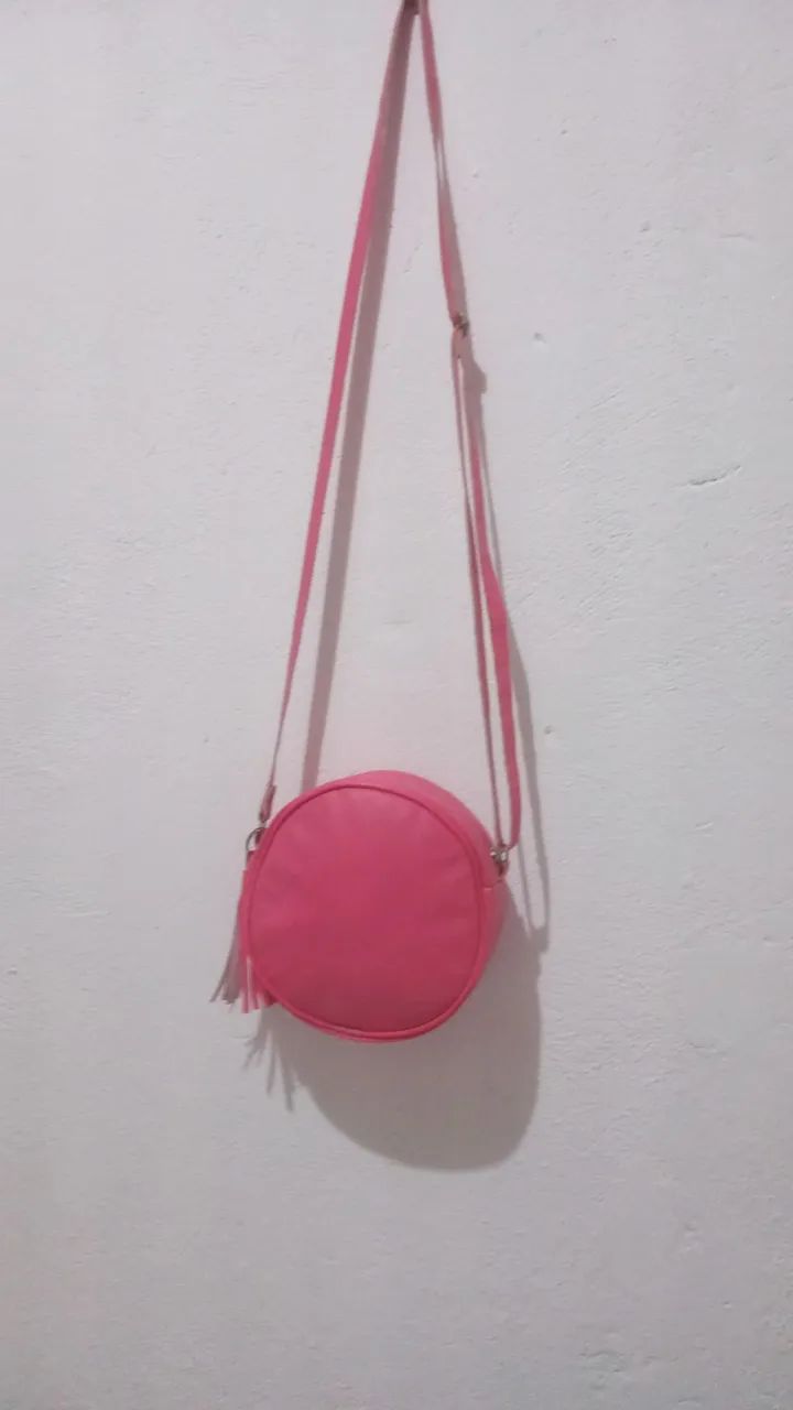 Bolsa Transversal Rosa Feminina  - Foto 2