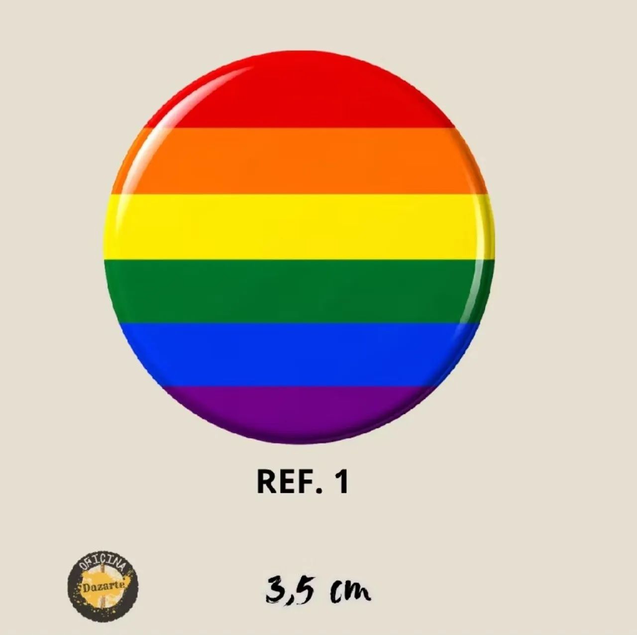 Bottons Bandeiras LGBTQIAPN+ 3,5cm - Foto 2