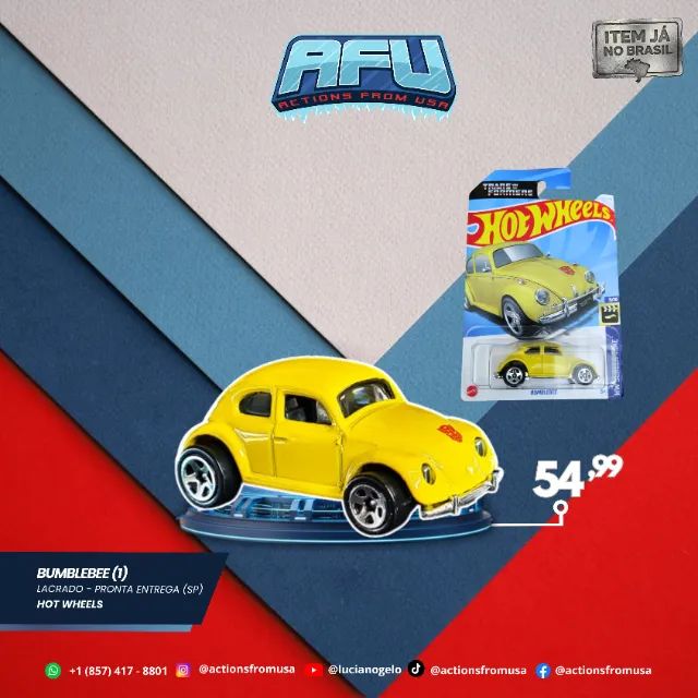 Bumblebee Amarelo Hot Wheels 