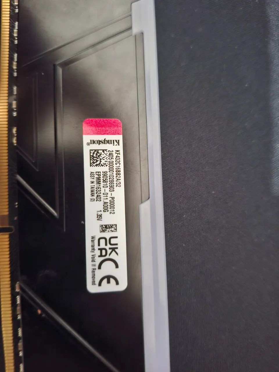 Memoria  ram fury 1 pente 32 gb 3200 MHz! - Foto 2