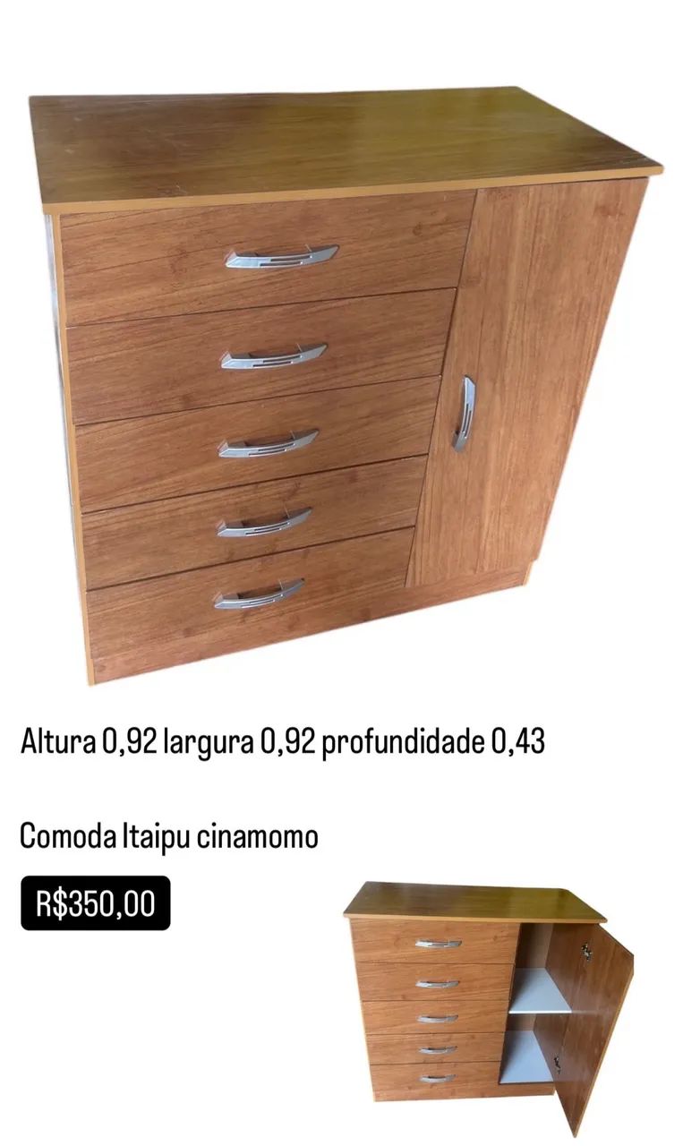 Cômodas com sapateira nova de fábrica  - Foto 3