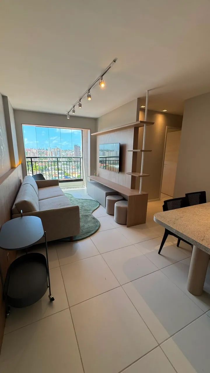 Espetacular apartamento de 60m², 100% projetado e mobiliado. Pronto para morar! Sala integ - Foto 3