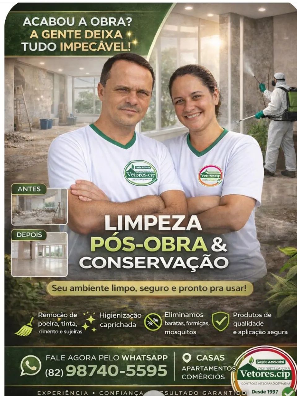 Limpeza Pós-Obra em Maceió - Atendimento Rápido | Casas e Apartamentos