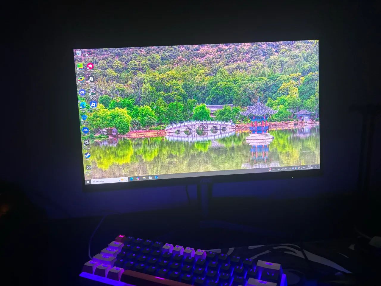 Monitor AOC 23,5? 75Hz Full HD - Excelente Estado - Foto 2
