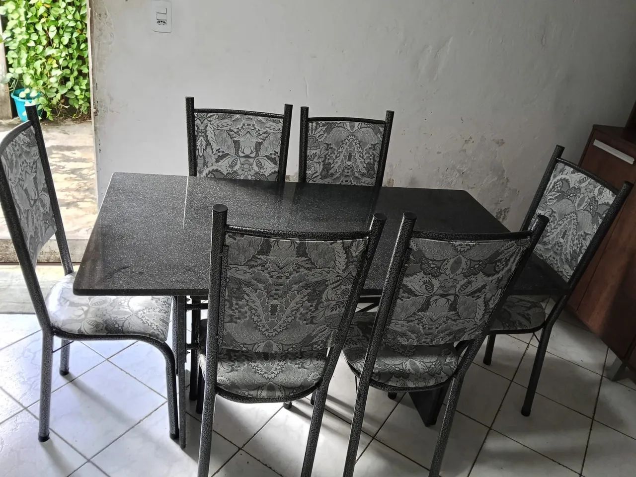 Conjunto Sala de Jantar Mesa Retangular 140x75cm - Foto 5