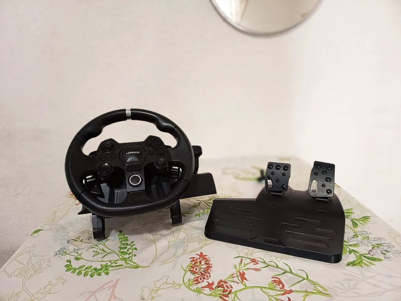 Volante Gamer Warrior Artaxes com Pedal e Force Feedback JS090