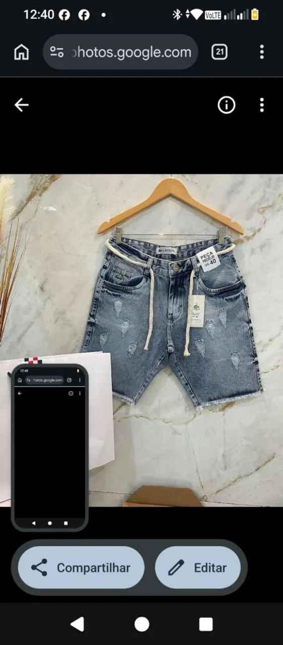 Bermudas jeans no atacado  - Foto 4