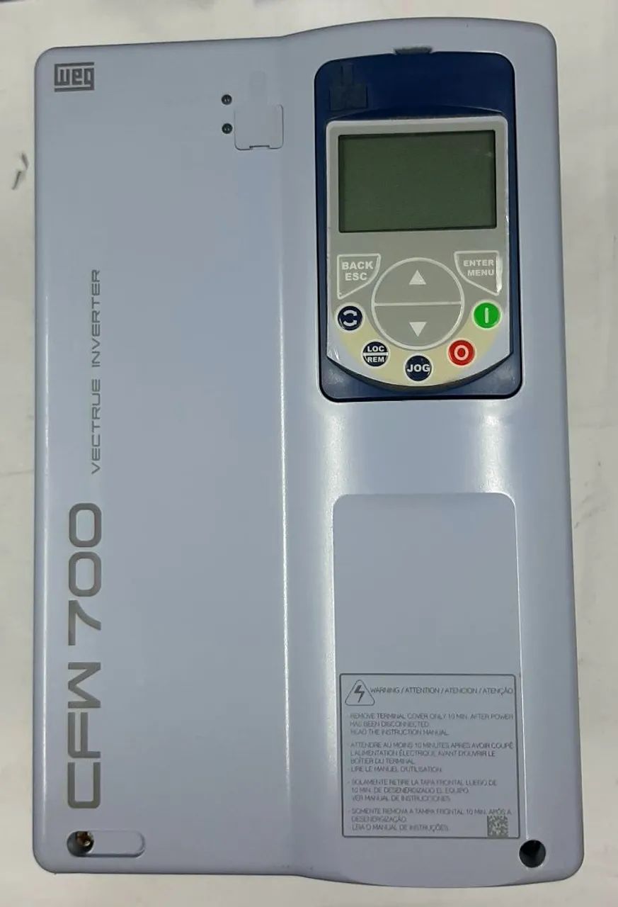 Inversor de Frequência WEG CFW700 380v 24A 15cv Perfeito Estado! 