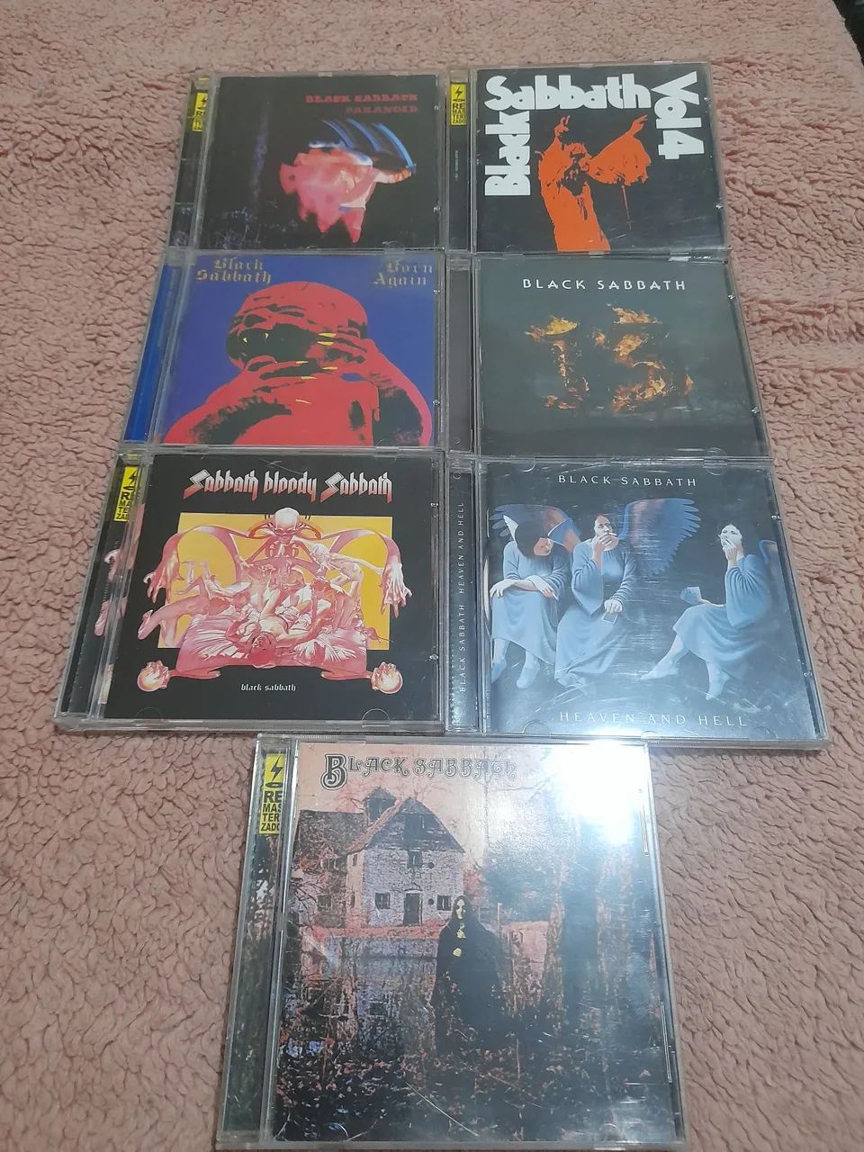 7 Cds Black Sabbath semi-novos